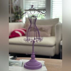 purple jewelry holder